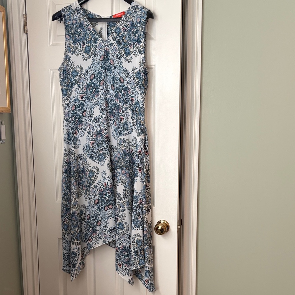 Joe Fresh Asymmetrical Blue and White Dress